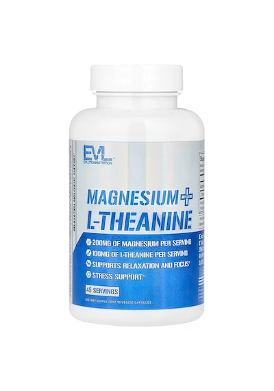 Evlution Magnesium + L-theanine - Natural Relaxation & Focus Supp