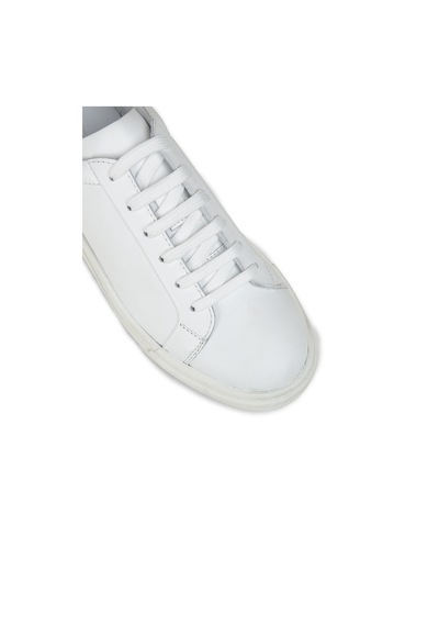 Deery Erkek Hakiki Deri Beyaz Sneaker Ayakkabı - 02018mbyzc01 Beyaz