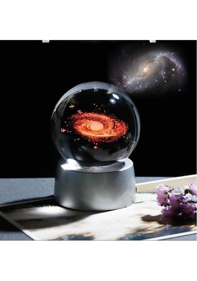 Star Global Dekoratif Samanyolu Işıklı Renk Değiştiren Dekoratif Cam Küre