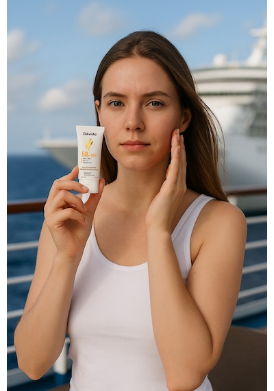 Devida UVA UVB Koruyucu Cilt Lekesi Önleyici Nemlendirici UvActive 400+ Yüz Güneş Kremi SPF50+ 50 ML