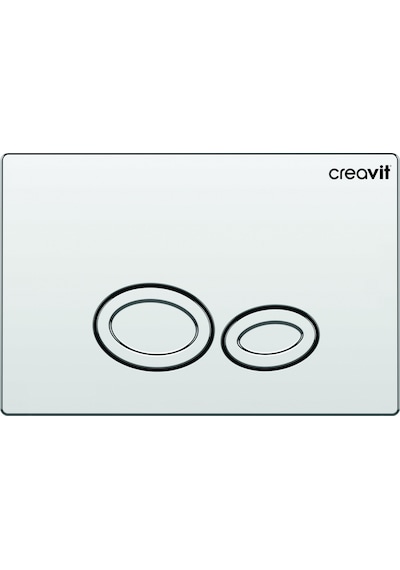 Creavit Drop Parlak Krom Kaplama Kumanda Paneli GP2004.00 Krom - Parlak