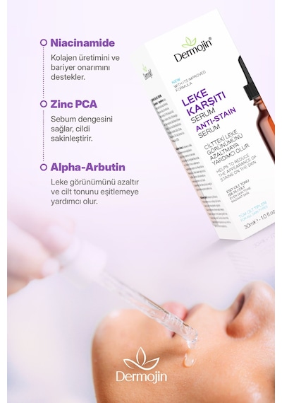 Leke Karşıtı Ve Aydınlatıcı Cilt Bakım Serumu 30 Ml