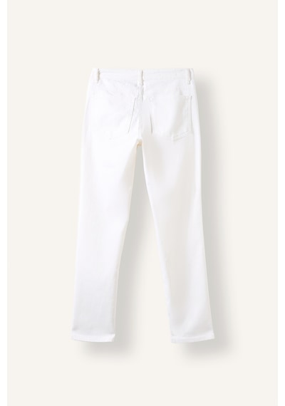 Defacto Pedro Slim Fit Cepli Jean Pantolon I6299ax26hswt34 Beyaz-wt34