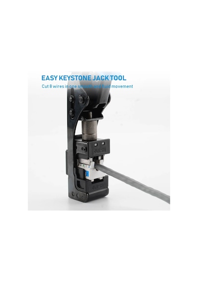 Rj45 L Tip Cat5 Cat5e Cat6 Keystone Pense 90 Derece Keystone Sonlandırma Elektrikçi Pensesi