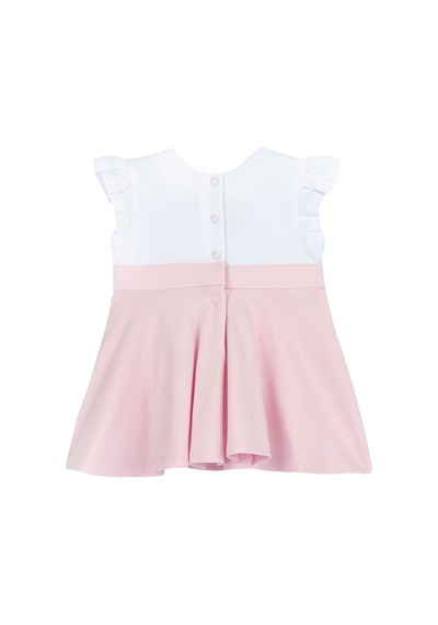 Chicco Kız Bebek Kısa Kollu Elbise 09101843000000 000031 Beyaz