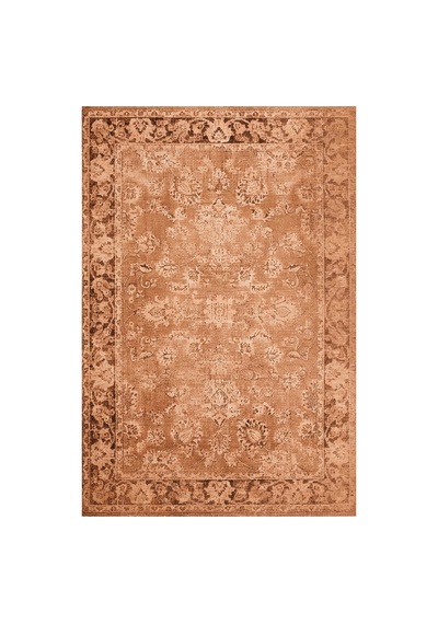Kartela Halı Lino Halı Jüt Taban Dokuma Halı Bakır - 60 X 90 Cm