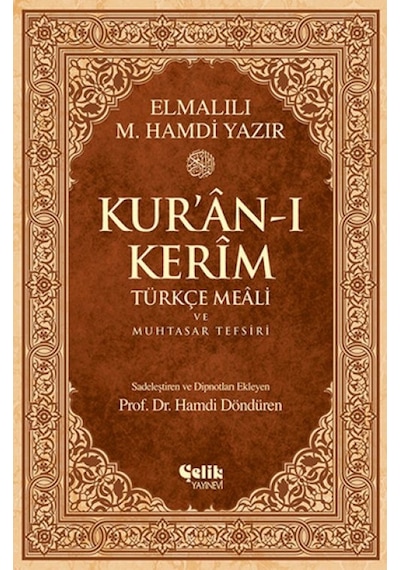 Kur'an-ı Kerim Türkçe Meali Ve Muhtasar Tefsiri - Orta Boy - Qhdh-609824