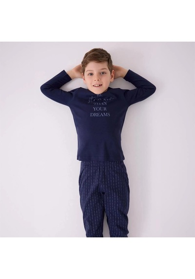 Arnetta Ar3130c Erkek Çocuk Kışlık Pijama Takım Lacivert