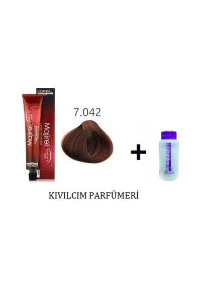 Loreal Majirel 7.042 Kumral Hafif Bakır Irize Saç Boyası+ Oksidan