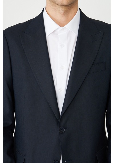 Lacivert Modern Kesim Slim Fit Erkek Takım Elbise Laci