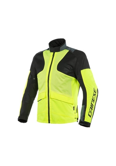 Dainese Air Tourer Fluo Yellow Ebony Black Tekstil Mont