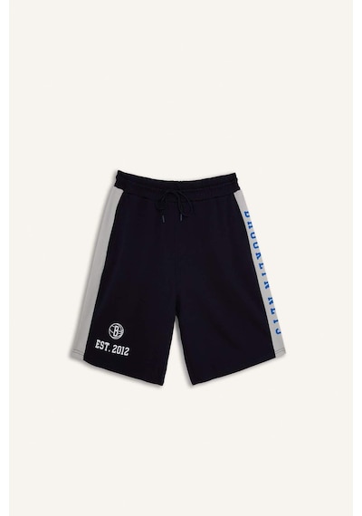 Defacto Nba Brooklyn Nets Lisanslı Baggy Fıt Lacivert Şort H3850ax26smnv253 Lacivert-nv253