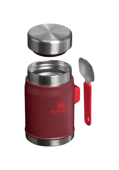 Stanley Classic Legendary Kaşıklı Yemek Termosu 0.4l Termos Kamp Matara Bordo