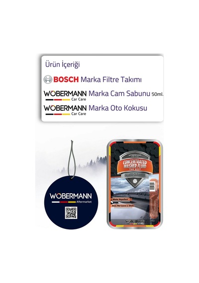 Ford Focus Uyumlu 1.6 Tdcı Bosch  Filtre Bakım Seti 2007-2010 (495301089)