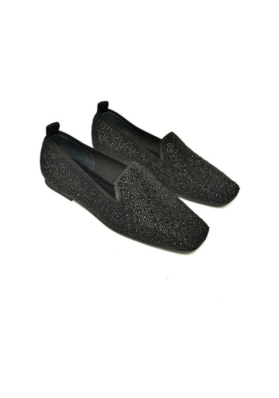 Fox Shoes U820113357 Siyah Triko Kadın Günlük Ayakkabı Siyah-triko Siyah