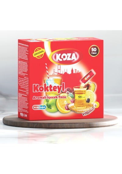 Koza Tek İçimlik Kokteyl Aromalı Toz İçecek 50'li
