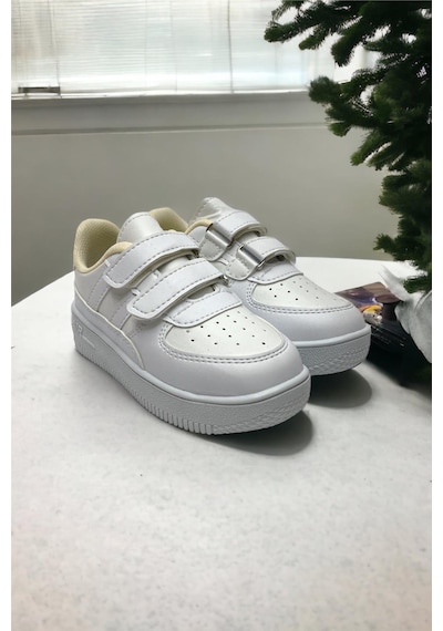 Çocuk Sneaker Spor Ayakkabı Beyaz-beyaz