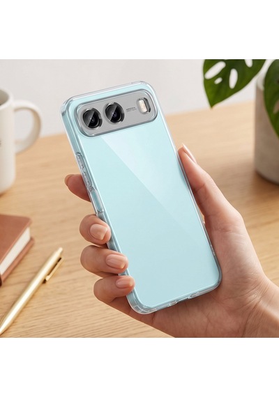 Caseonn Tecno Spark 40 5g Kılıf Transparan Silikon Koruma Şeffaf