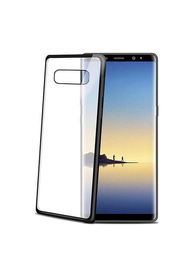 Celly Laser Galaxy Note 8 İle Uyumlu Kılıf Siyah Siyah