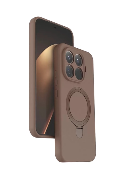 Newface Xiaomi Mi 15t Pro Regal Magsafe Standlı Kapak - Çöl Titanyum