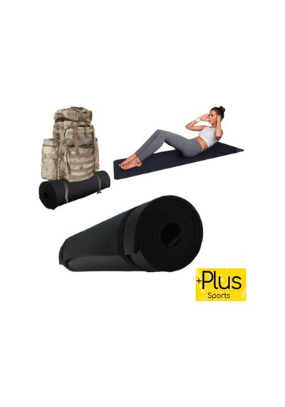 Plus Sport 7 Mm Pilates Ve Yoga Matı Siyah Siyah