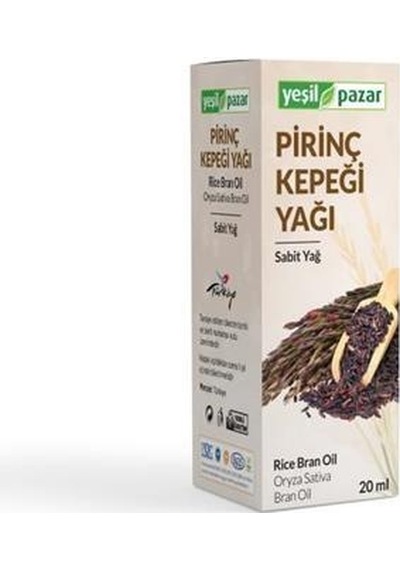 Yeşil Pazar Pirinç Kepeği Yağı 20 ML