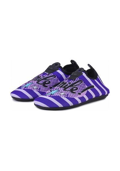 Kiko Kids Smile Havuz Plaj Kız Çocuk Deniz Ayakkabısı 7532 Mor Mor