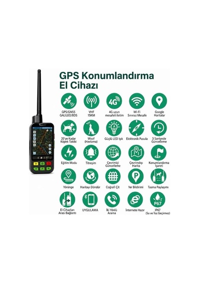 Kablosuz Köpek Çit Gps Av Köpeği Takip Ve Eğitim Cihazı