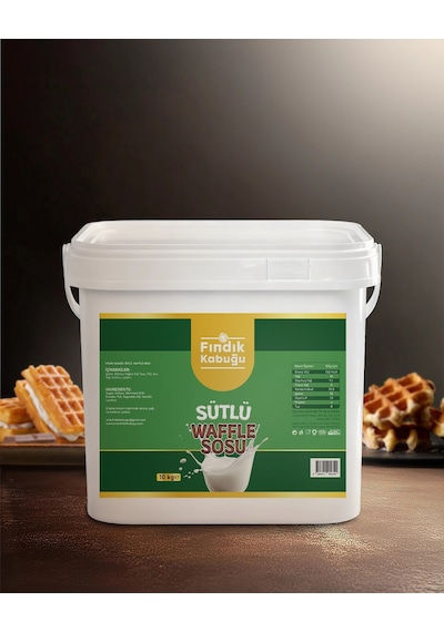 Fındık Kabuğu Sütlü Waffle Sos 10 Kg