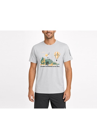 Salomon S Cut Anv Men Tee Erkek Günlük Tişört Slm25002-grı Yeşil