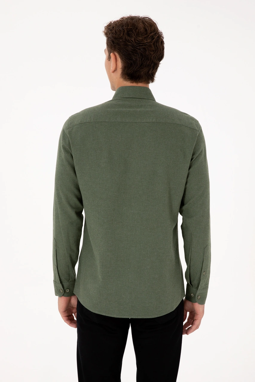 U.s. Polo Assn. Erkek Haki Gömlek Basic 50316721-vr027 Haki U.s. Polo Assn. Erkek Haki Gömlek Basic 50316721-vr027 Haki