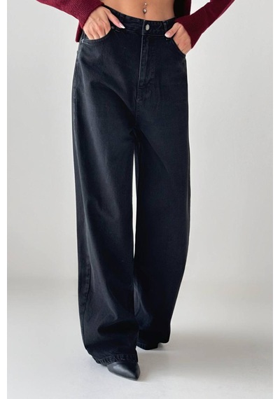 Lacarino 7588 E.w.leg Kadın Jean Pantolon Siyah