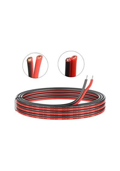 Robotistan 18 Awg 1 Metre Siyah Ve Kırmızı Silikon Kablo