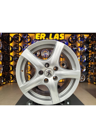 4 Adet Peugeot  6.5 16 5 108 Et50 65.1 Sılver Jant Revize Edilmiş Takım