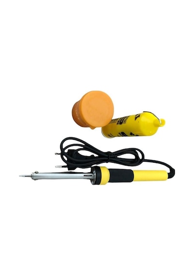 Profesyonel Kalem Havya Seti Lehim Tel Pasta 40W 3 Parça Işıklı N11379