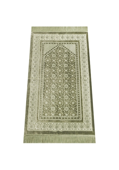 Kadife İnci Seccade Velvet Pearl - Yeşil