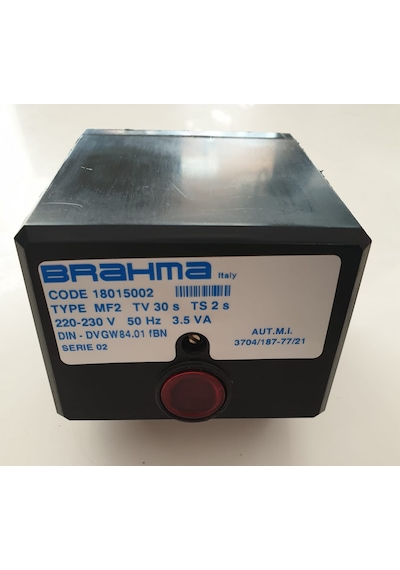 BRAHMA MF2 Brülör Otomatiği 18015002 TV30s TS2s 220-230V 50Hz 3.5VA