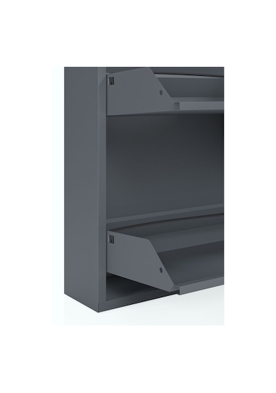 Ceha Tablalı 4'lü Metal Ayakkabılık Antrasit - K.AYK-2.4/AC/P 7024 Antrasit Ceha Tablalı 4'lü Metal Ayakkabılık Antrasit - K.AYK-2.4/AC/P 7024 Antrasit