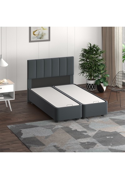Yatak Başlığı, Kamelya Yatak Başlığı Antrasit 150x100 Cm