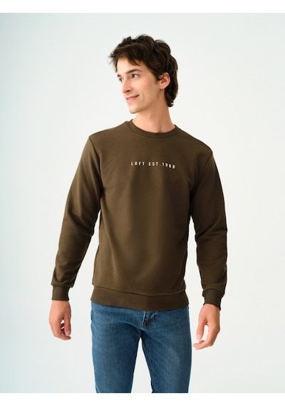 Erkek Sweatshirt Lf2037100 Lıght Khakı