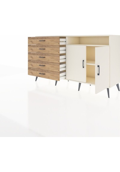 Hyperion Konsol 2 Raflı 5 Çekmeceli 2 Kapaklı 176x44x99 Aytaşı-ay Aytaşı-aytaşı/çam Hyperion Konsol 2 Raflı 5 Çekmeceli 2 Kapaklı 176x44x99 Aytaşı-ay Aytaşı-aytaşı/çam
