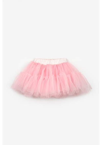 Le Mabelle Pembe Kız Çocuk Tül Etek - Miley Pembe