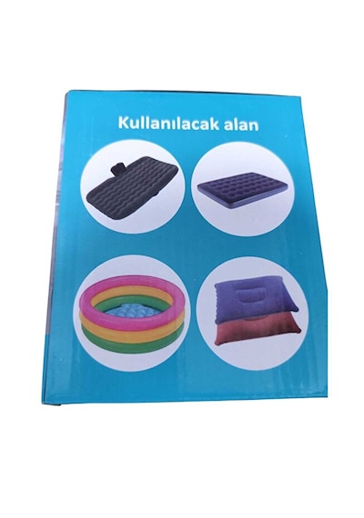 Fıscher 12 Volt Şişirme Pompası - Kamp Pompası - Çakmaklık Girişli Pompa - Çadır Yatak Top Pompası