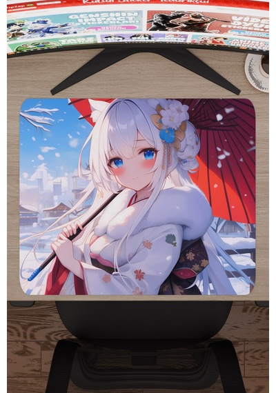 Azur Lane Kaymaz Dikişli Kauçuk Oyuncu Mousepad V3 - 48x40 Xl Gaming Mouse Pad Fare Altlığı