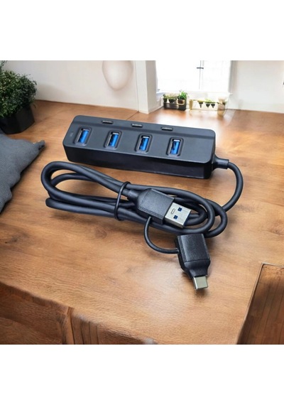 7 İn 1 Usb Type-c Usb 3.0 Type-c 5 Gbps Çevirici Adaptör Çok Port
