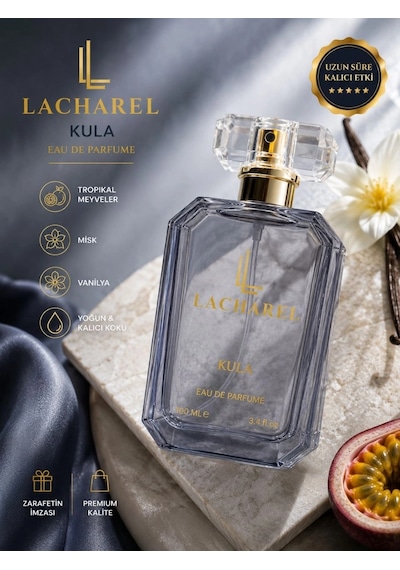 Lacharel Kula Unisex Eau De Parfum 100 Ml Adaçayı Vetiver Vanilya Odunsu Parfüm Ferah