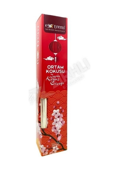 3 Adet Extrem Bambu Çubuklu Koku- Japon Kirazı 9lu 18 50 Ml Diğer