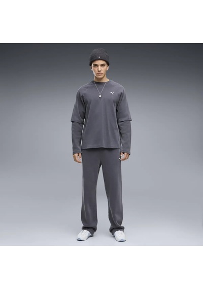 Puma Select Essentials Longsleeve Gri Erkek Sweatshirt