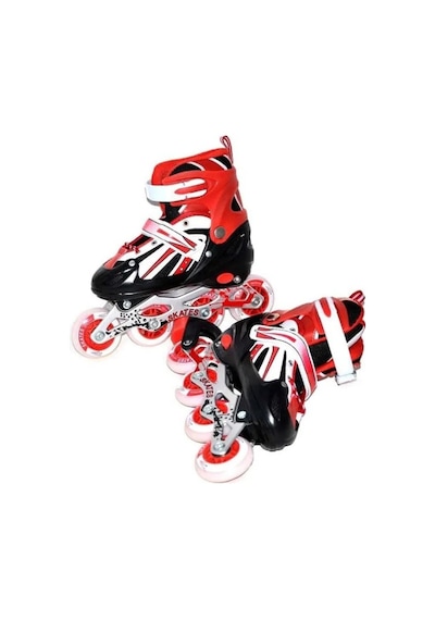 Paten Işıklı Ayarlanabilir 4 Tekerli Alıştırmalı Çocuk Pateni