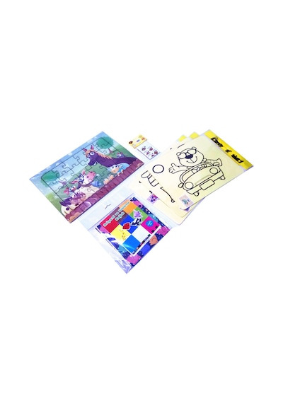 Çocuklar Için Aktivite Seti 6 Parça Puzzle. Kum Boya. Origamis.